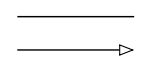 Pfeil, Linie (Programmablaufplan).svg