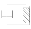 Bingham rheological model.svg