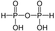 Diphosphonsäure - Diphosphorous acid.svg