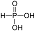 Phosphonsäure - Phosphorous acid.svg