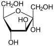 Alpha-D-Fructofuranose.svg