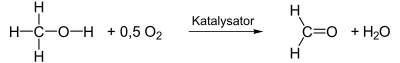 Oxidation mit Sauerstoff zu Formaldehyd