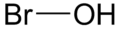Struktur von Hypobromiger Säure