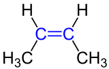 Strukturformel cis-2-Buten