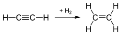 Ethylensynthese aus Ethin