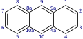 Anthracen mit Spezialnummerierung