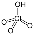Struktur von Perchlorsäure